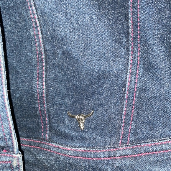 🧥🌟 SERGIO VALENTE DENIM JACKET (JUNIOR XL) - Picture 2 of 7